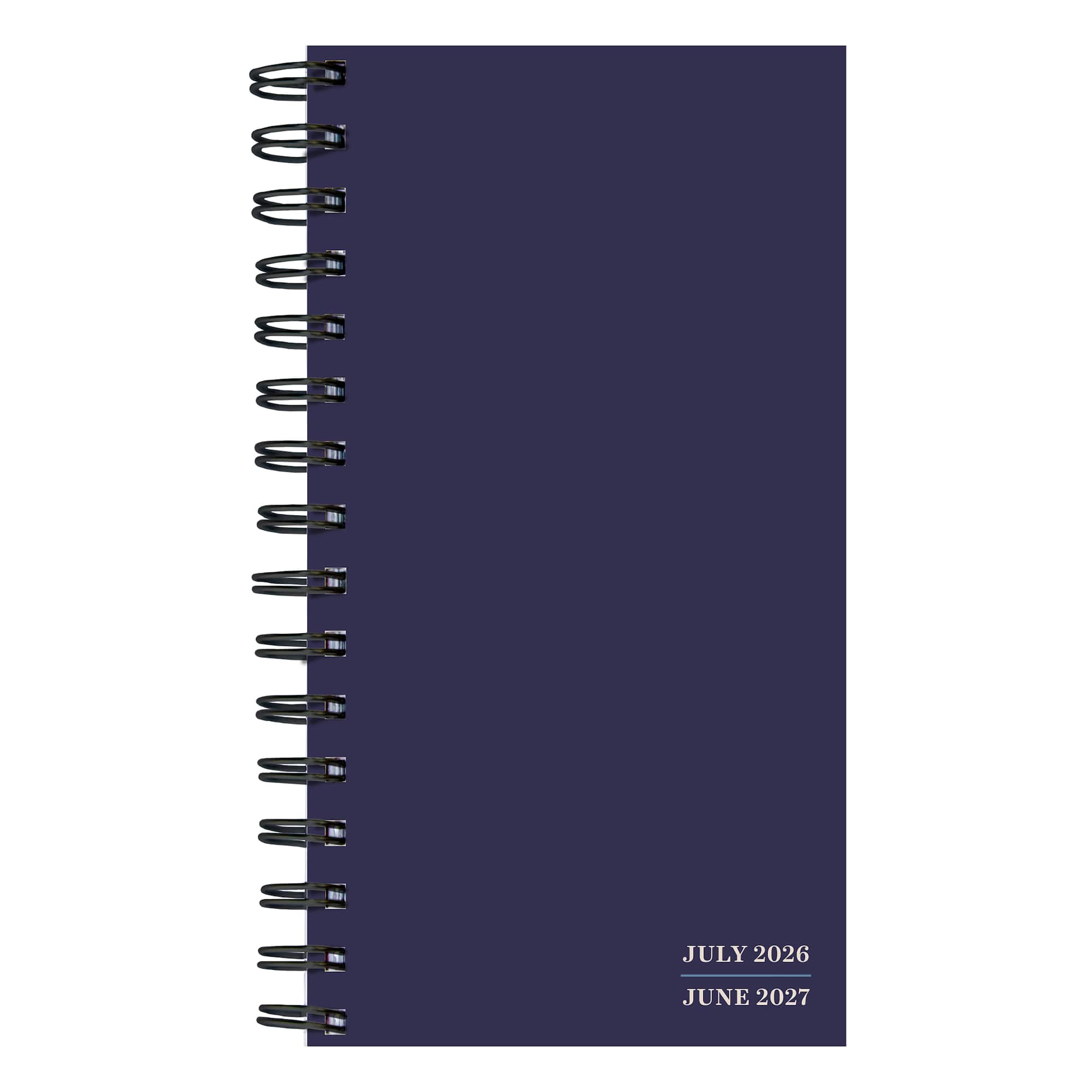 TF Publishing Midnight Purple Small 2026-27 Weekly Monthly Planner